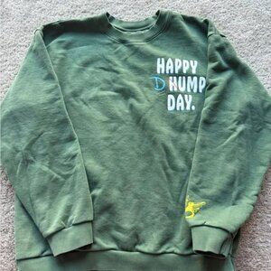 Boys Lie Green Crewneck Sweater - Happy Hump Day